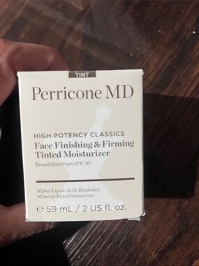 NWT Perricone MD High Potency Face Finishing & Firming SPF30 Tinted Moisturizer